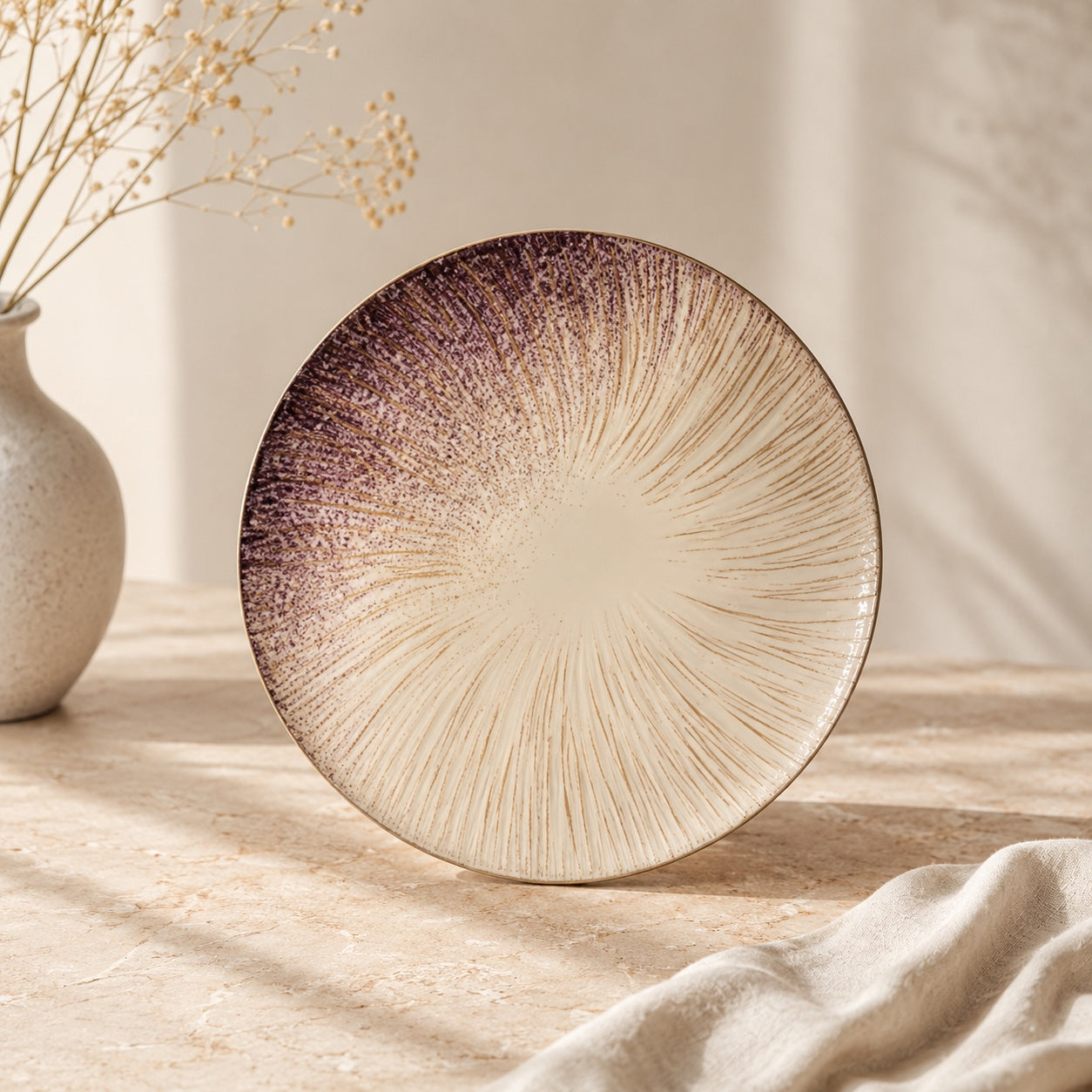 Coralia Artesan Ceramic Plate