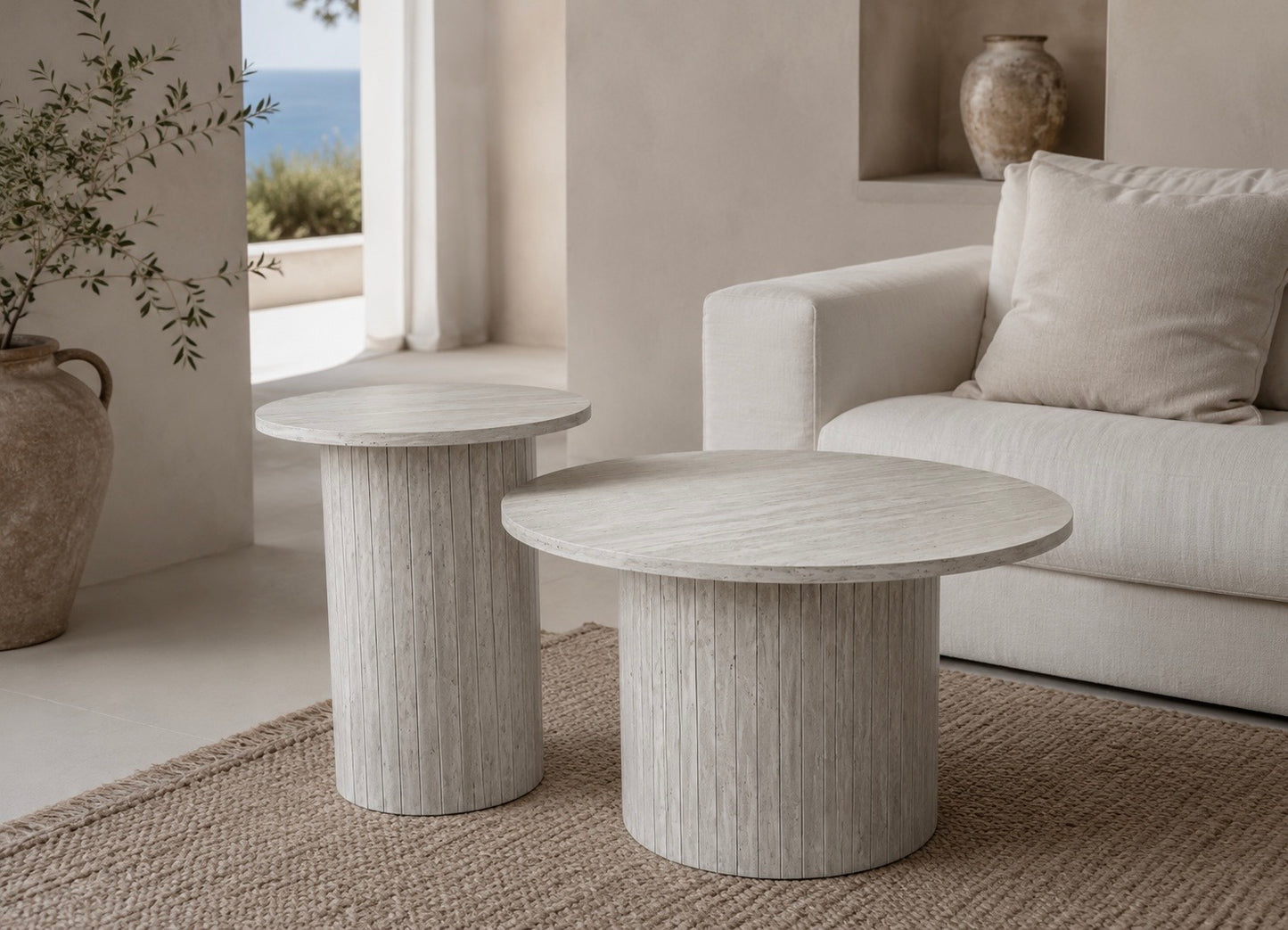 Coralia Nesting Coffee Table Set - 2 Tables