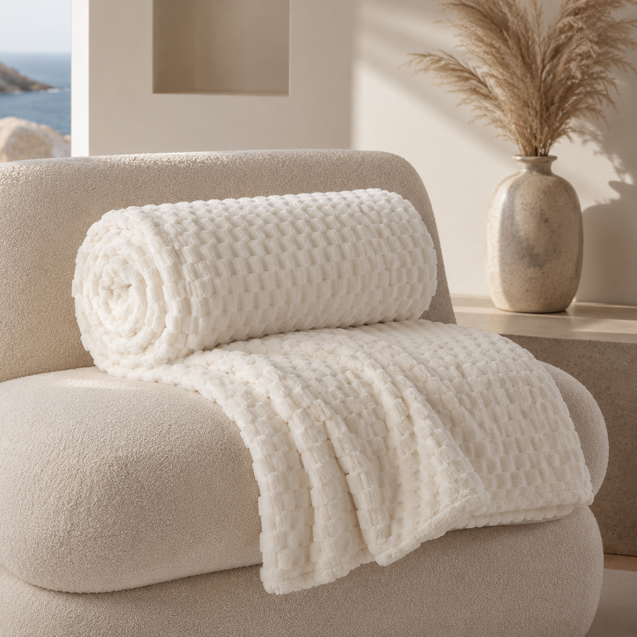 Coralia Ultra Soft Flannel Throw Blanket