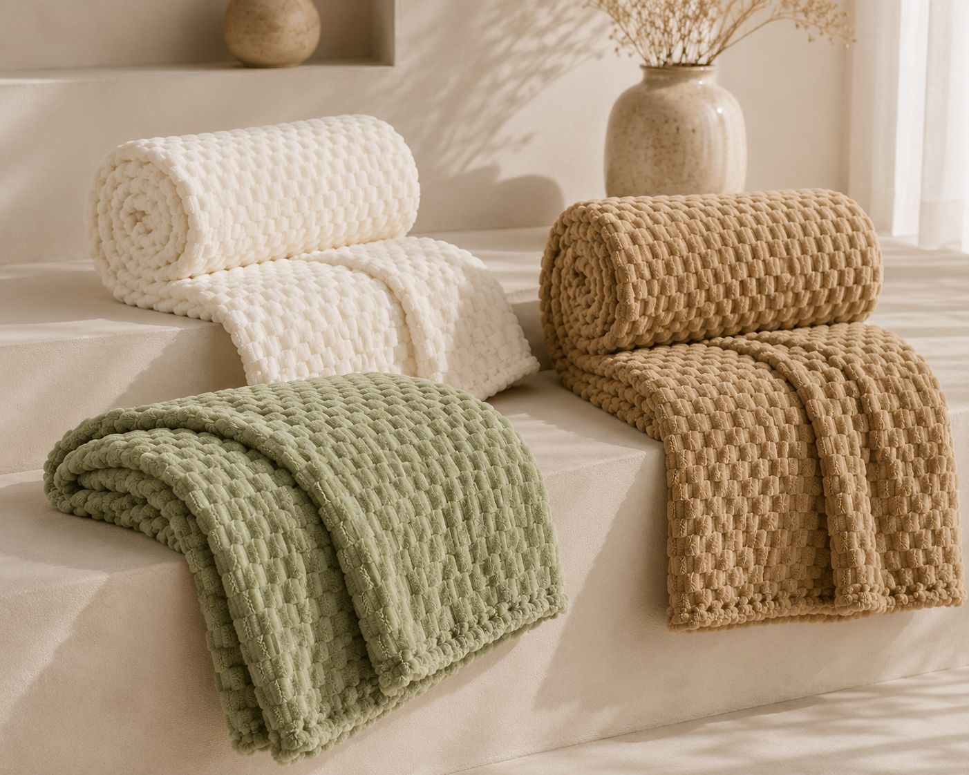 Coralia Ultra Soft Flannel Throw Blanket