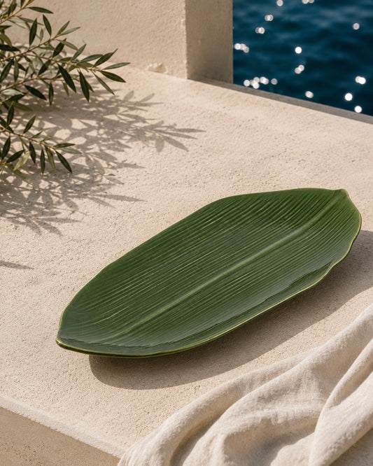 Coralia Bamboo Serving Plate