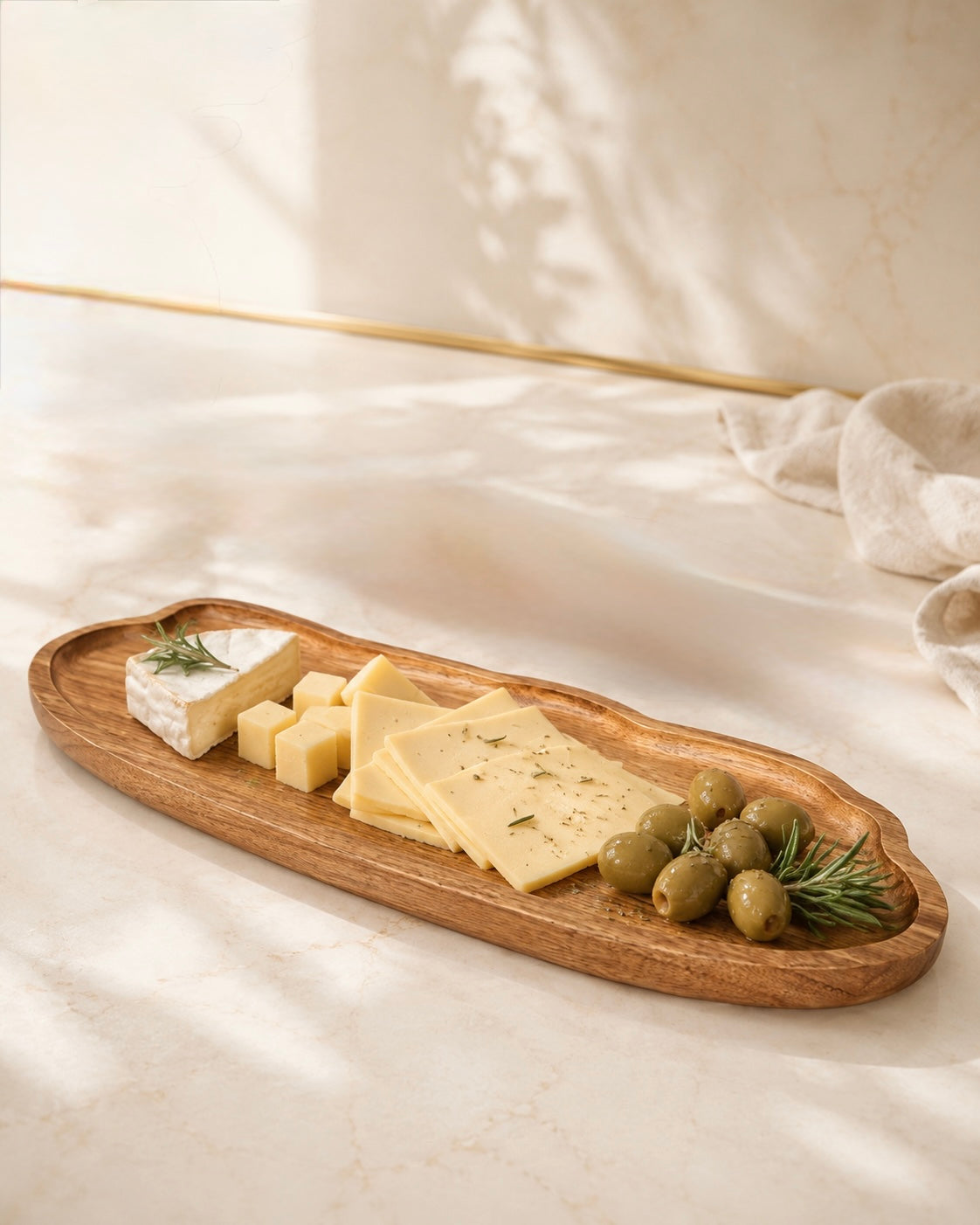 Coralia Wooden Serving Board