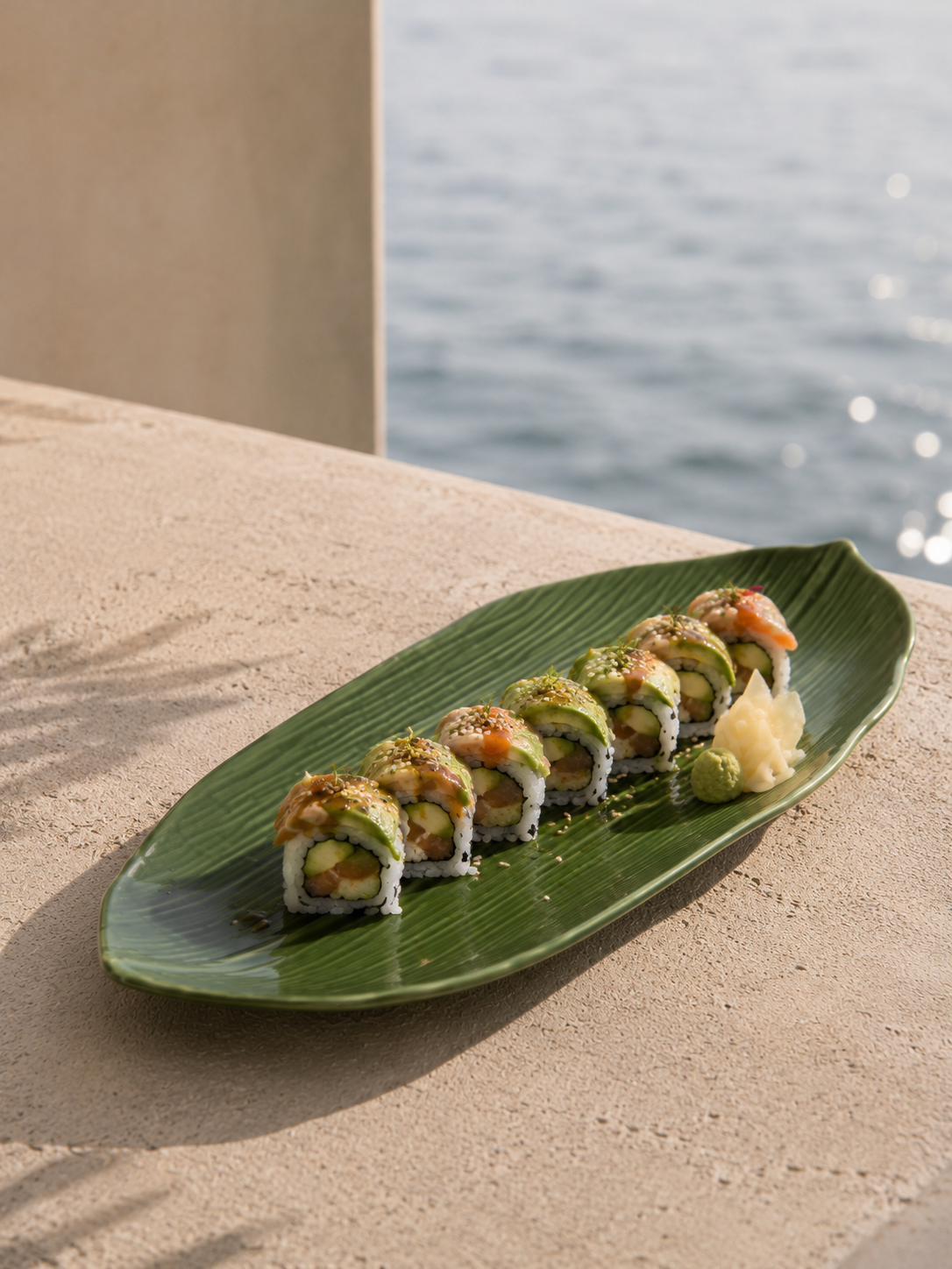 Coralia Bamboo Serving Plate