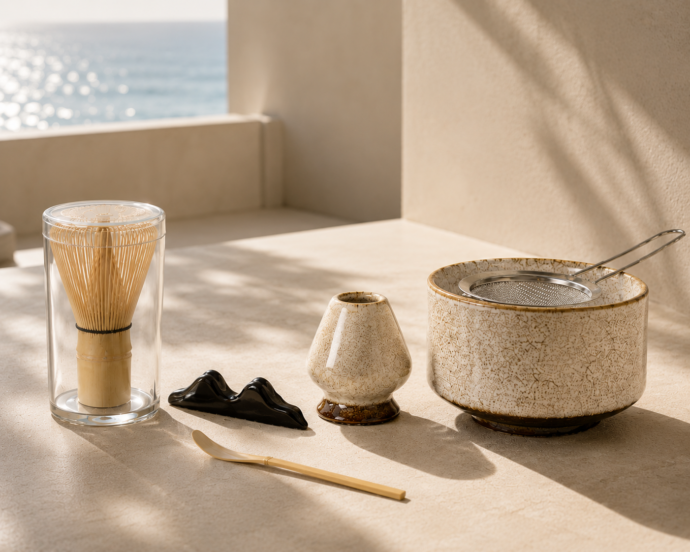 Ensemble Rituel de Thé Matcha Artisanal Coralia