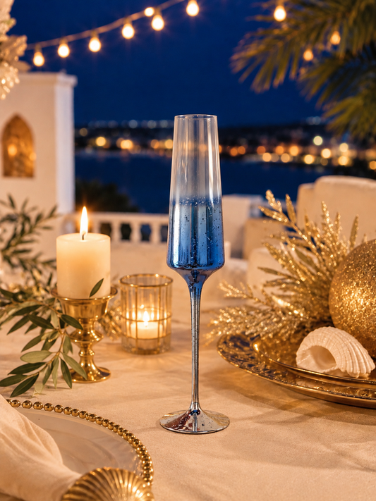 Festiva Midnight Blue Champagne Glass