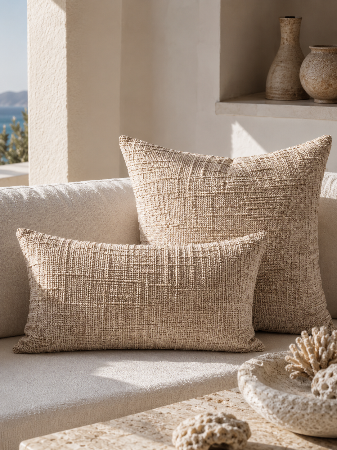 Coralia Bouclé Cushion Cover