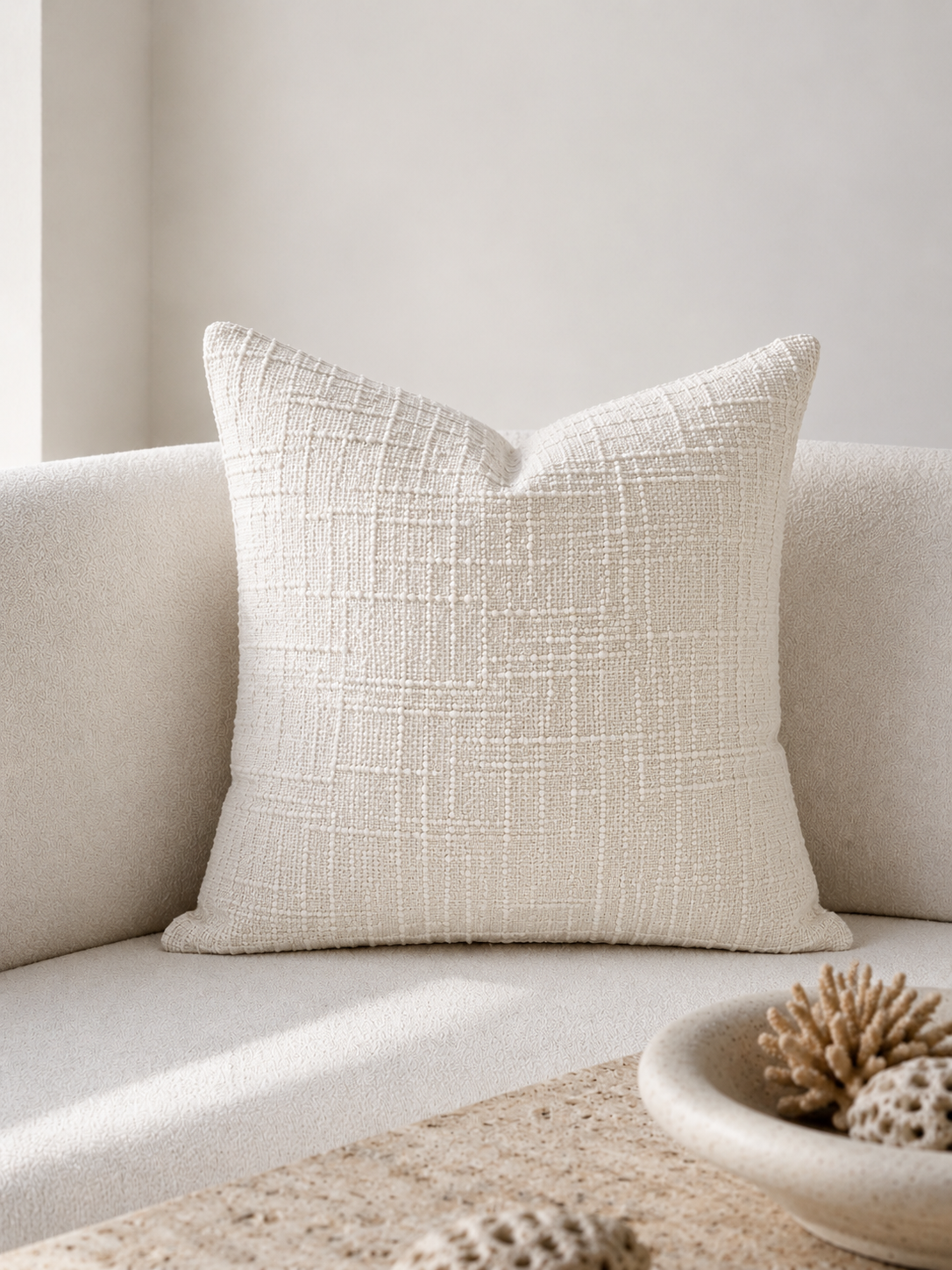 Coralia Bouclé Cushion Cover